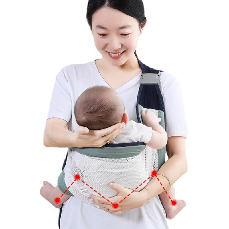 Ergonomic Breathable Baby Carrier & Hands-Free Sling