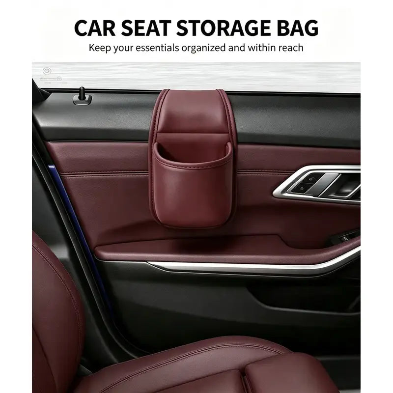 Car Door Hanging Cup Holder & Storage Pocket