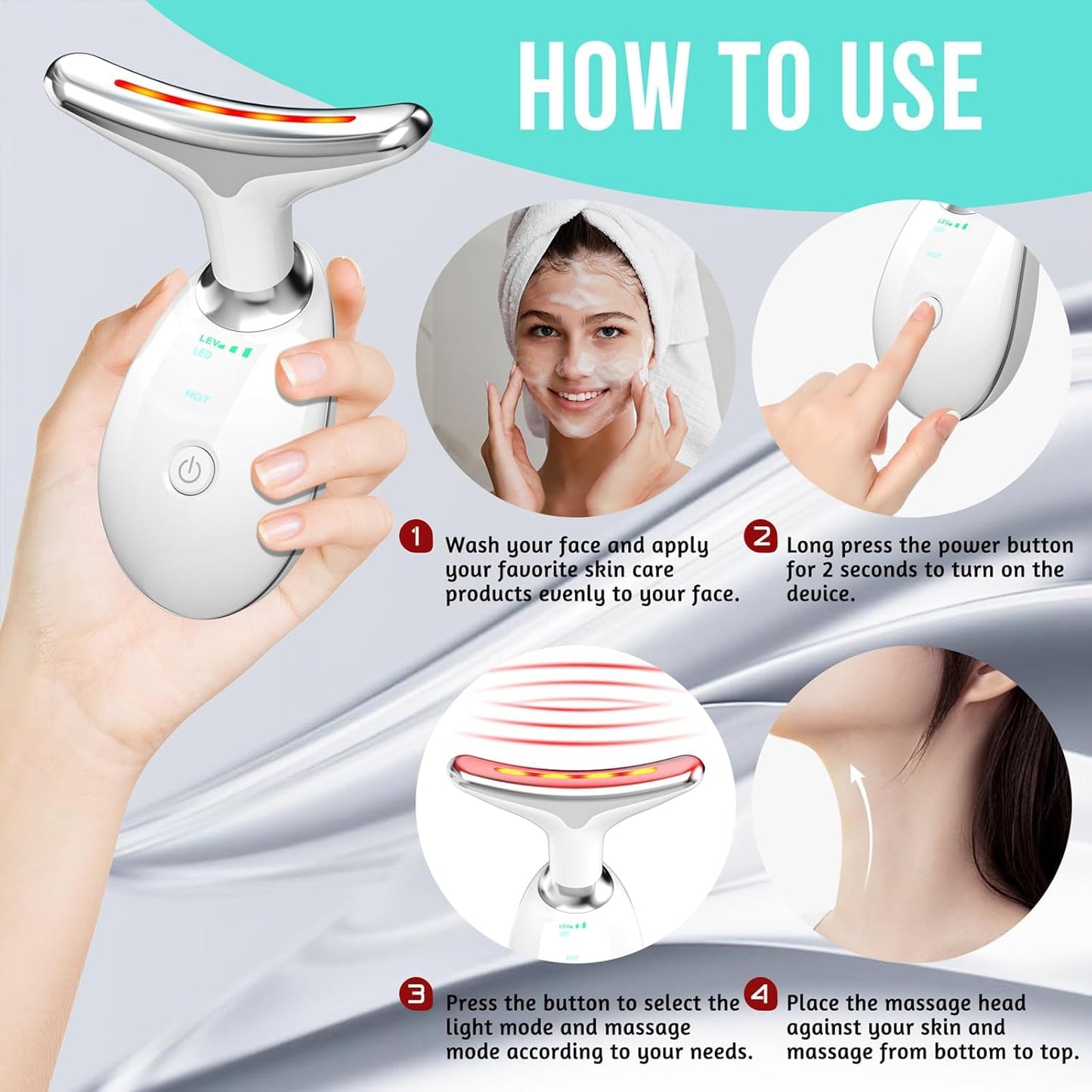 7-in-1 LED Photon Beauty Device: Sculpt, Lift & Rejuvenate Your Skin