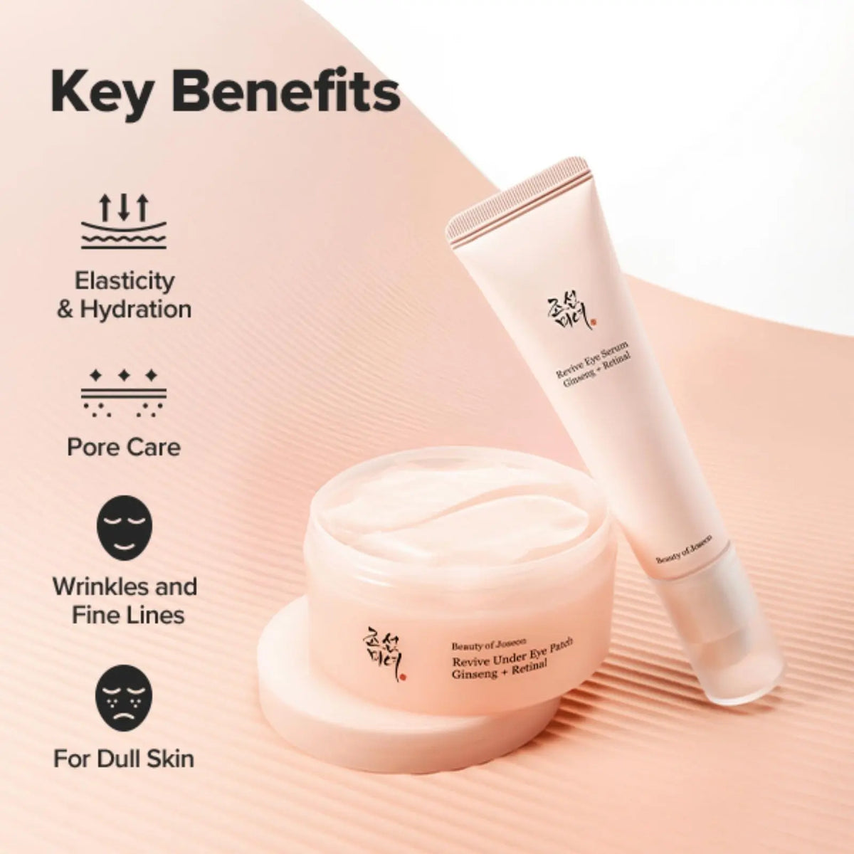 Revive Eye Serum & Patch Duo - Ginseng + Retinal Anti-Wrinkle Under-Eye Care