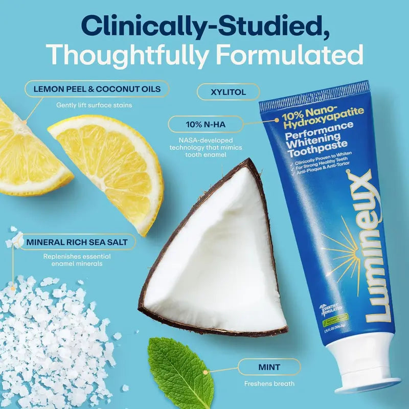 [🎁 BUY 1 GET 1 FREE] 10% Nano-Hydroxyapatite Performance Whitening Toothpaste