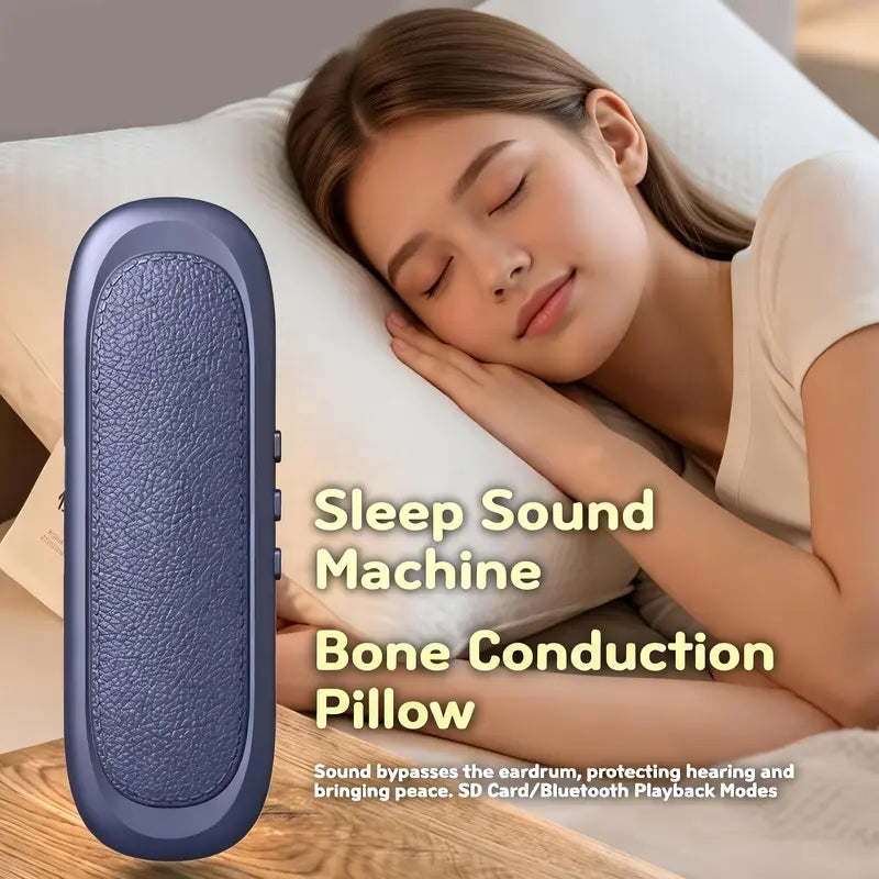 Bone Conduction Under-Pillow Sleep Speaker for Side Sleepers