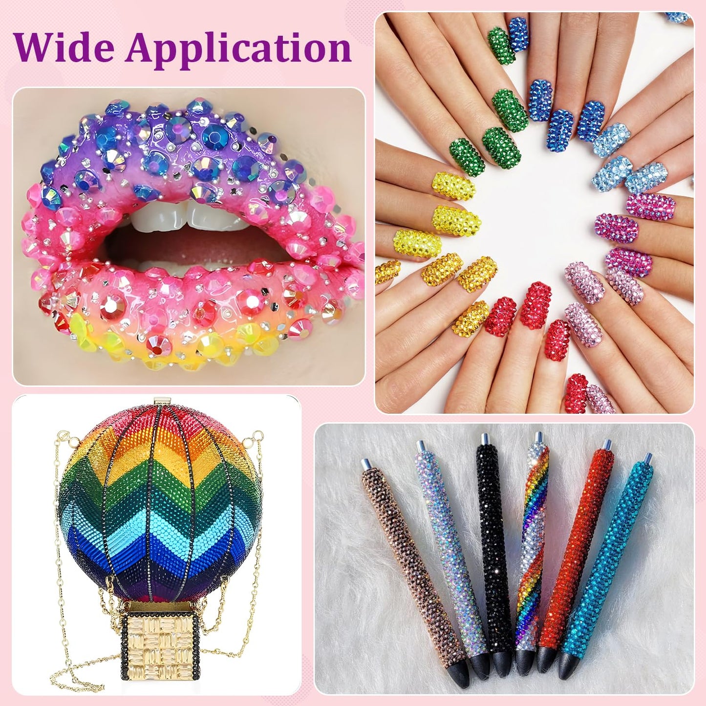 Unleash Your Sparkle: 37,000Pcs Premium Resin Jelly Rhinestone Kit