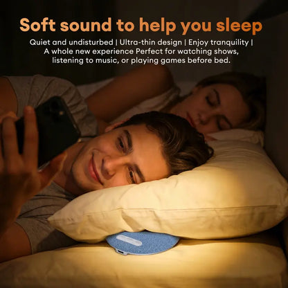 Ultra-Thin Headphone-Free Pillow Speaker for Deep Sleep
