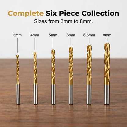 Titanium Side-Cutting Drill Bit Set – Drill, Ream & Side-Cut with One Tool