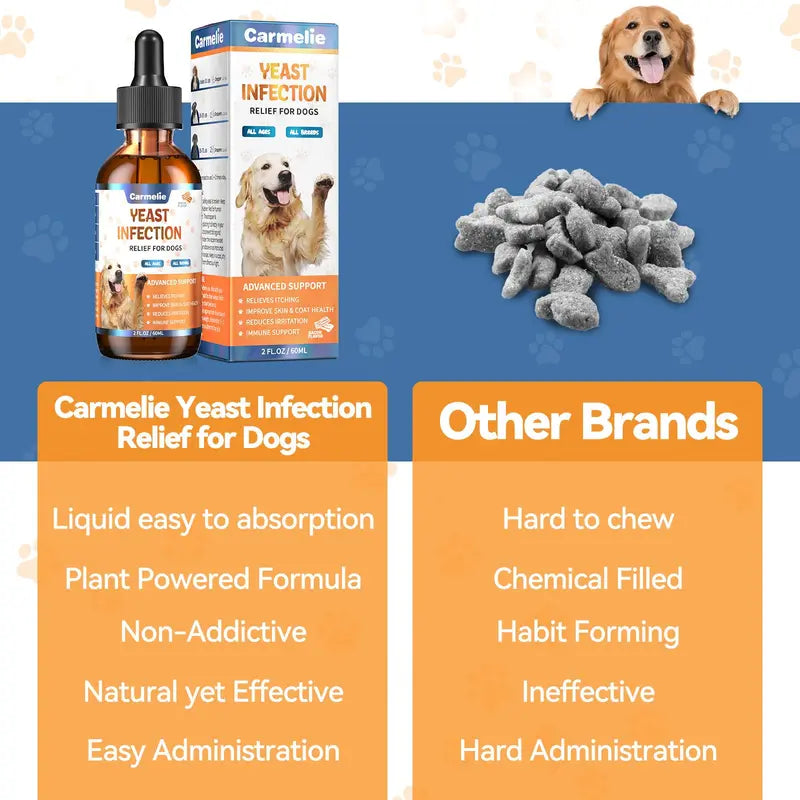 [🎁 BUY 1 GET 1 FREE] Fast-Acting Natural Yeast Infection & Itching Relief Drops for Dogs