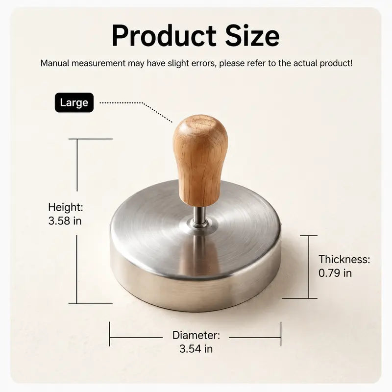 Craft Perfect Smash Burgers In Seconds With Premium Stainless Steel Press