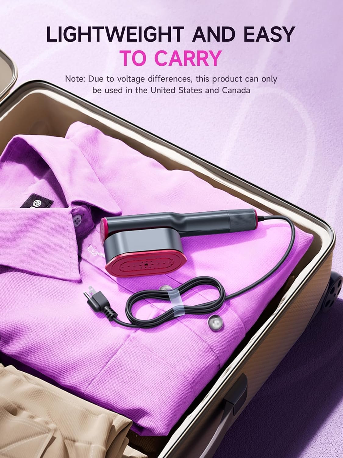 Smooth Perfection Anywhere: Dr.Flash Portable Garment Steamer