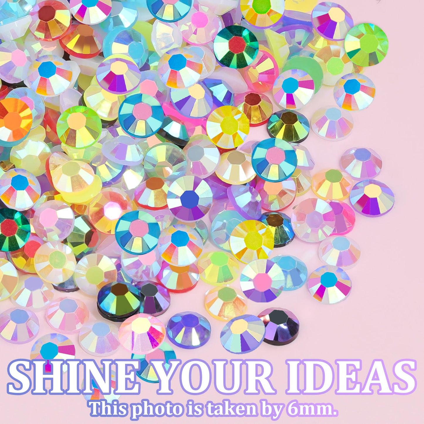 Unleash Your Sparkle: 37,000Pcs Premium Resin Jelly Rhinestone Kit