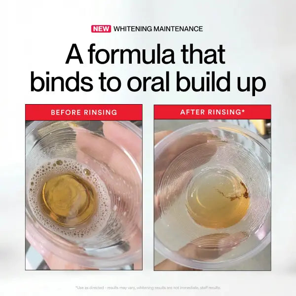 Stain-Conquering & Gunk-Targeting Whitening Mouthwash for Instant Fresh Breath
