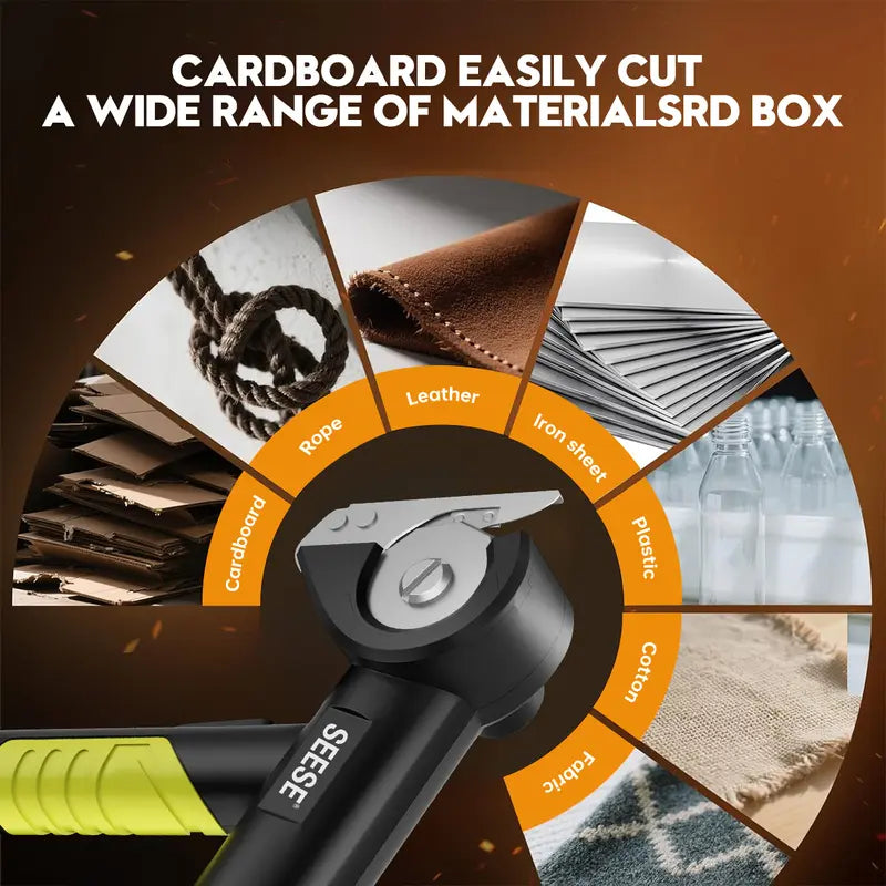 Slice Through Thick Cardboard & Fabric Effortlessly Without Hand Strain