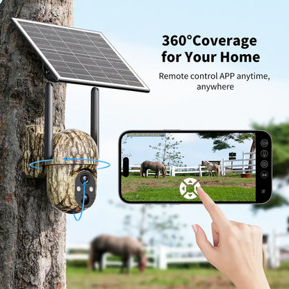 Total Security Anywhere with the 4G LTE Solar-Powered Wireless Camera