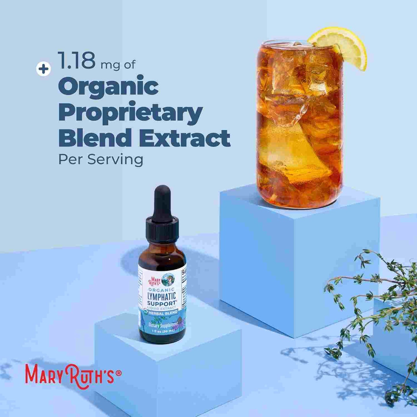 Organic Lymphatic Support Liquid Drops – Herbal Immune & Cleansing Formula