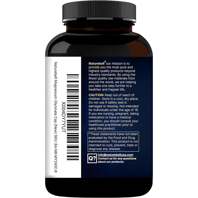 Achieve Deep Restful Sleep and Muscle Relaxation with Pure Magnesium Glycinate