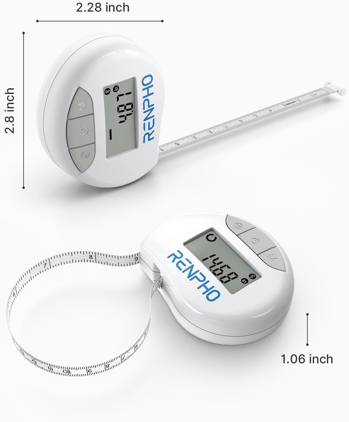 Precision Redefined: RENPHO Smart Bluetooth Body Tape Measure