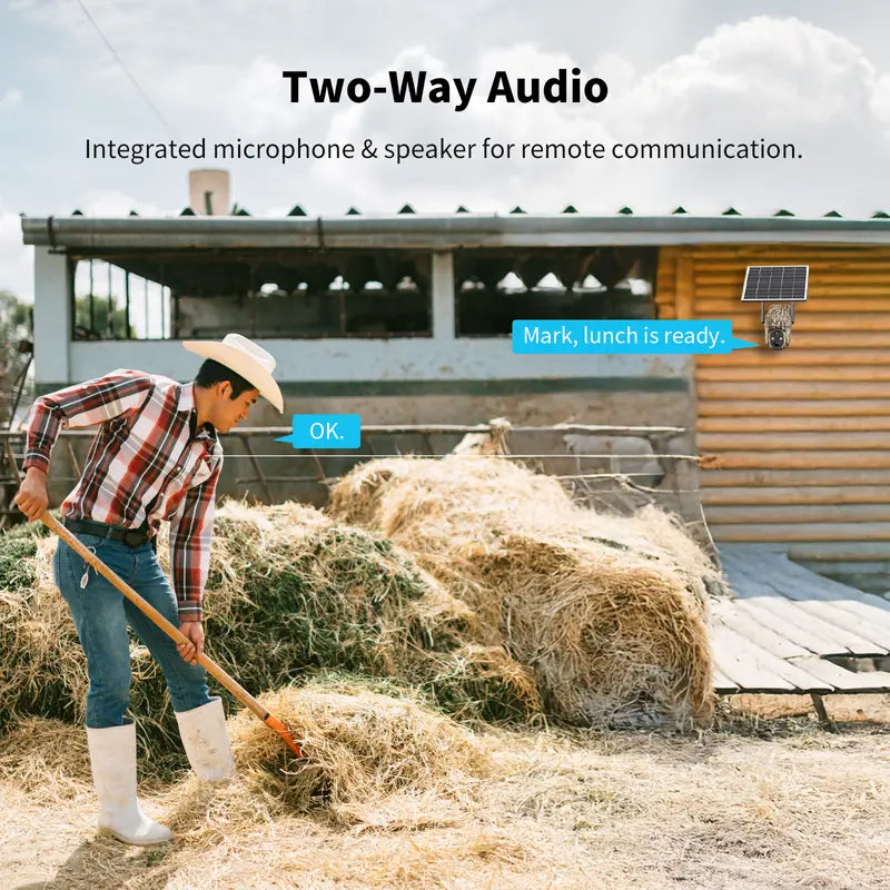 Total Security Anywhere with the 4G LTE Solar-Powered Wireless Camera