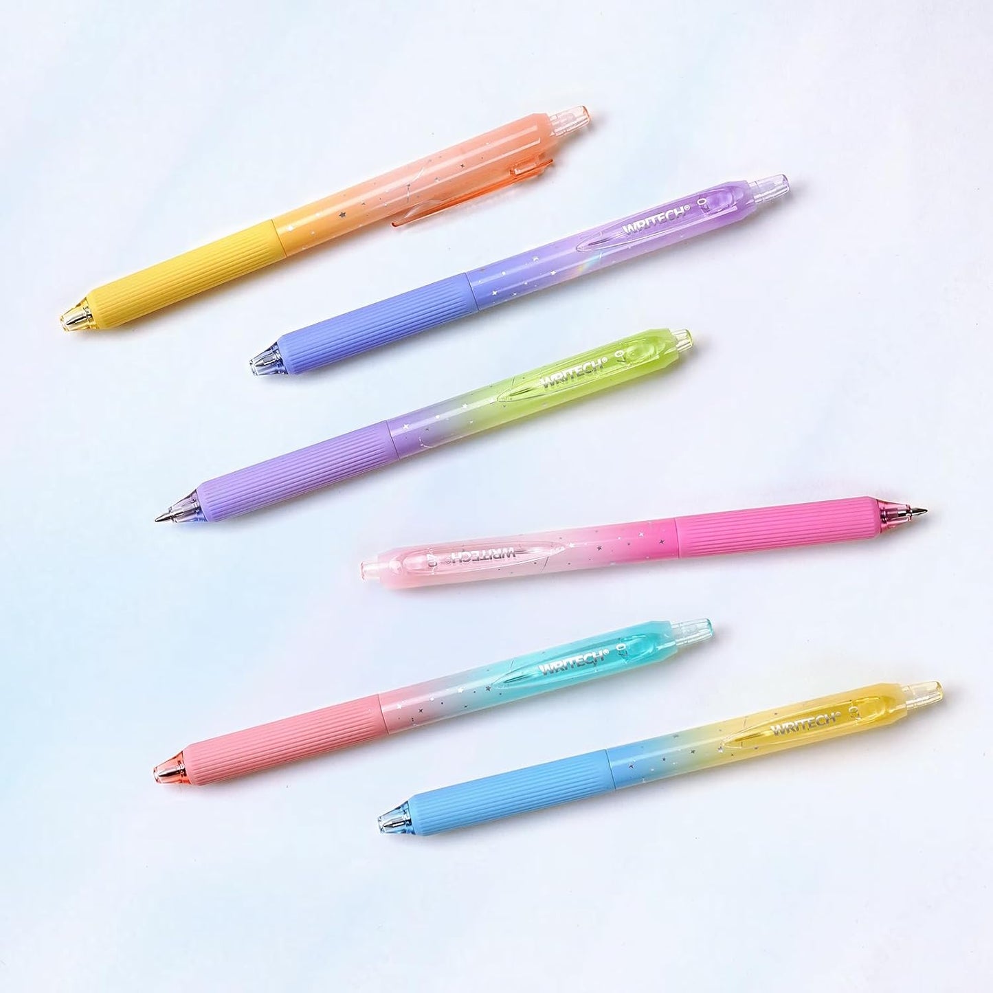 Smooth Quick-Dry Retractable Gel Pens (0.7mm Fine Point)