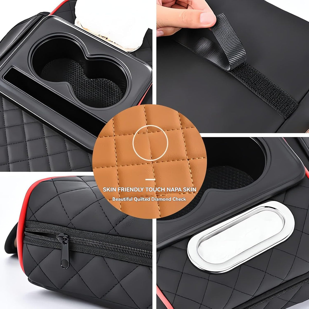 【Limited Time Buy 3 Get 1 Free】 Leather Car Armrest Cover for Comfort & Interior Upgrade