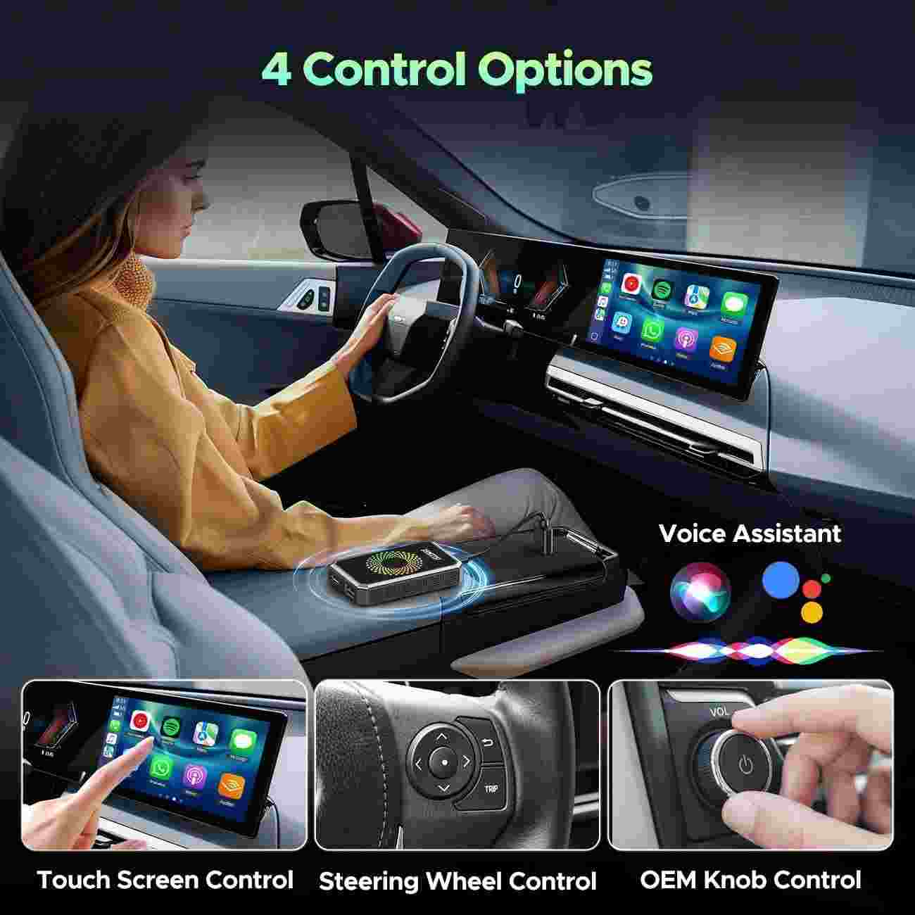 Turn Wired CarPlay Into Wireless Movie Theater Instantly