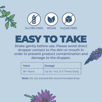 Organic Lymphatic Support Liquid Drops – Herbal Immune & Cleansing Formula