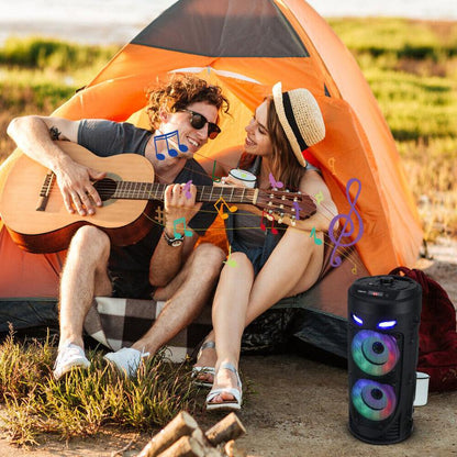Ultra-Volume Bluetooth Party Speaker with Powerful Subwoofer & RGB Lights