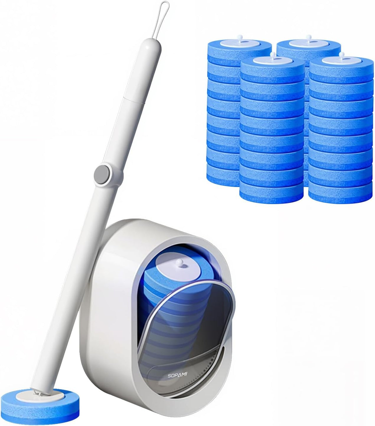 【Limited Time Buy 3 Get 1 Free】 Disposable Toilet Brush Kit for Easy Bathroom Cleaning