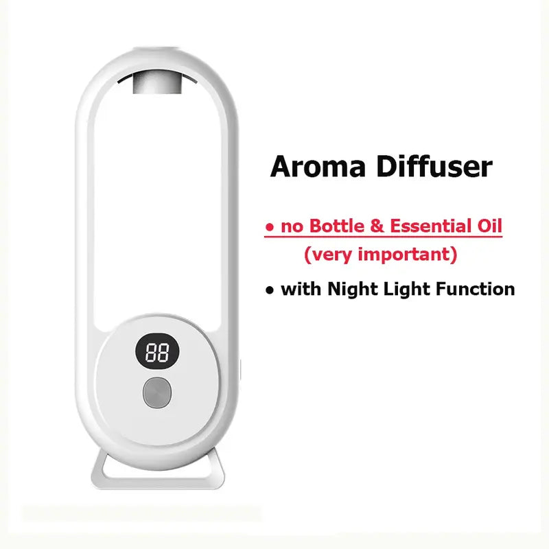 Automatic Wall-Mounted Fragrance Diffuser with Smart LED Display