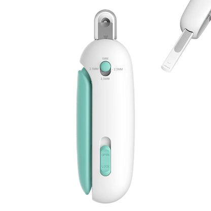 Precision Adjustable Safety Pet Nail Clipper with Anti-Splash Guard