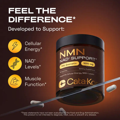Recharge Your Cells. Reverse Your Age. 1000mg Pure NMN.