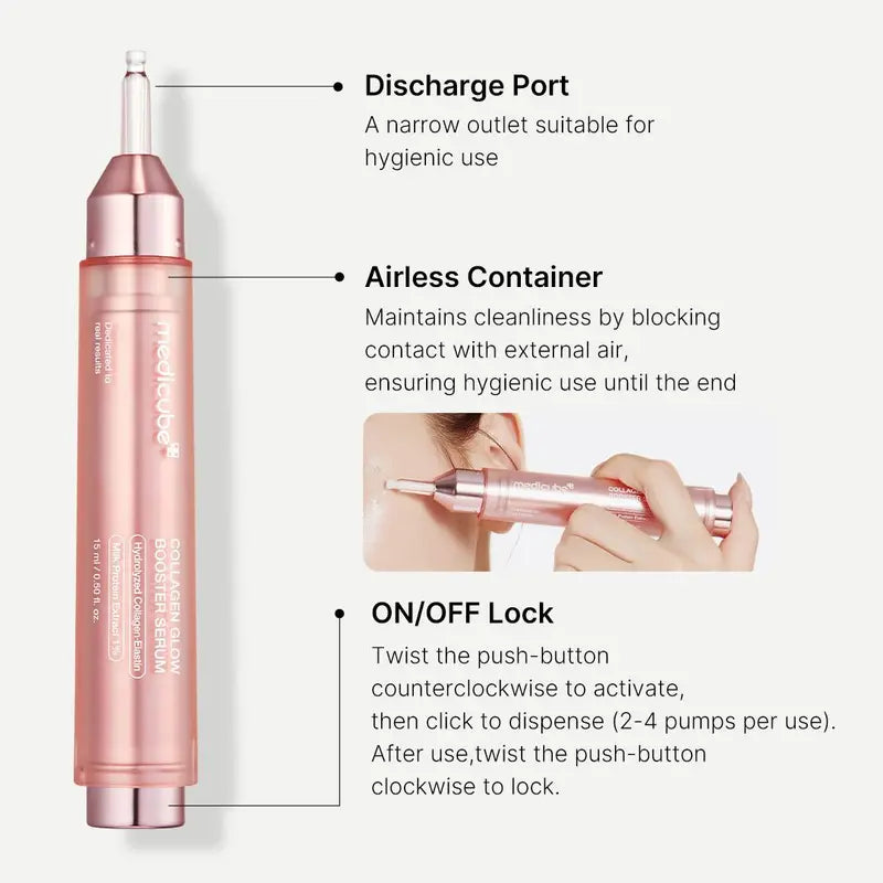 Serum dispenser locking mechanism