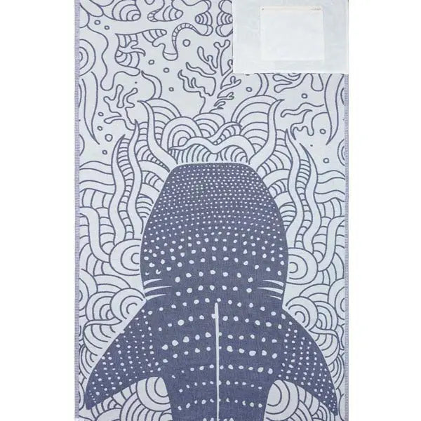 Whale-Shark towel backpack design