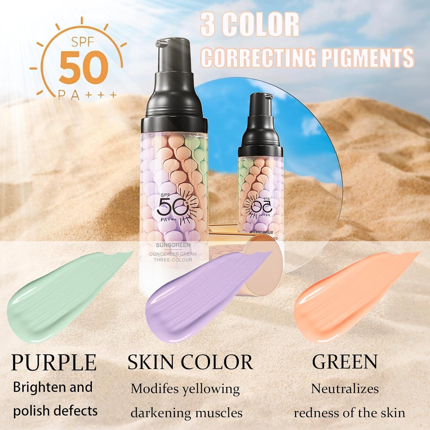 3-in-1 Radiant Color Correcting Serum SPF 50