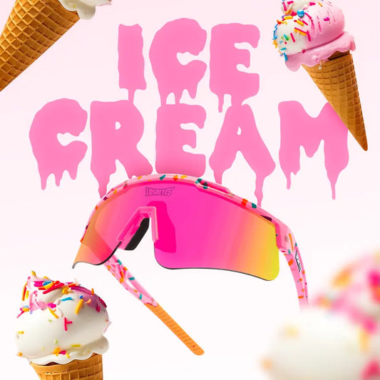 CREAM-PINK kids sports sunglasses