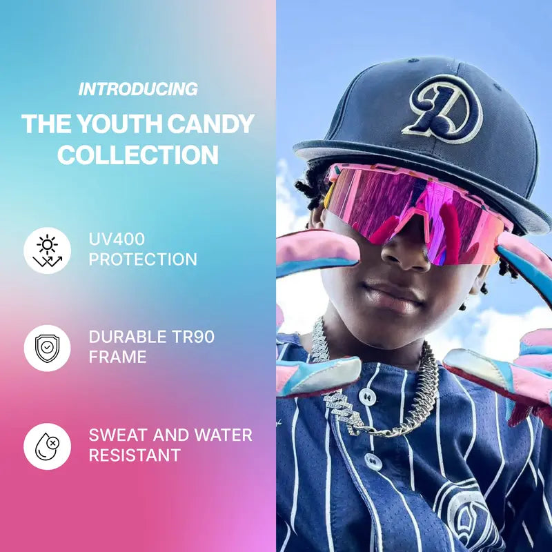 Kids sports sunglasses source use illustration  0