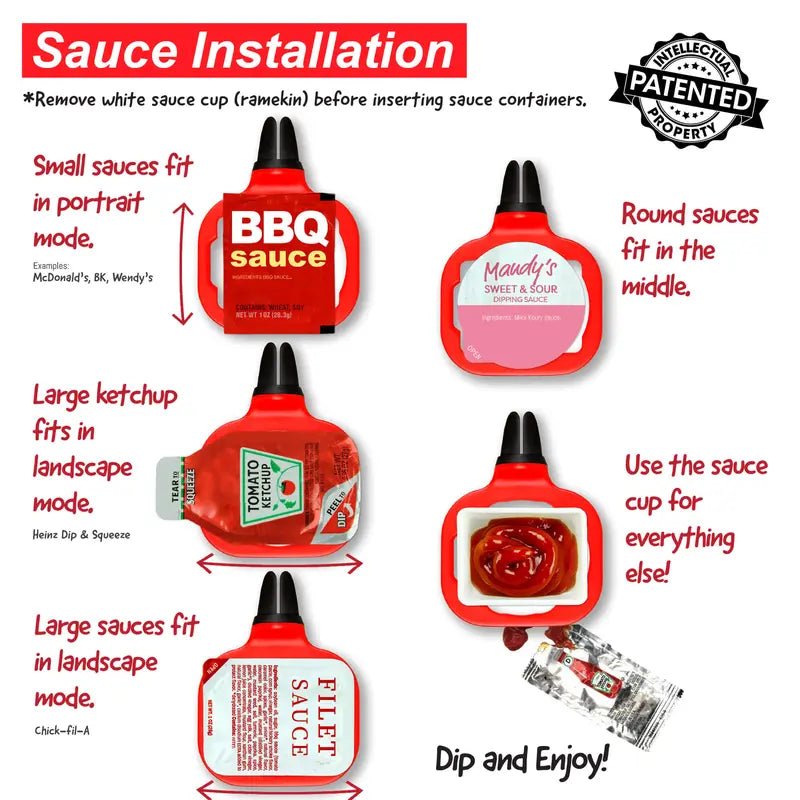 Car vent sauce holder source product photo 3