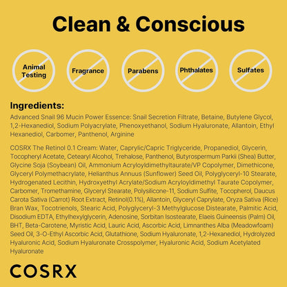 96% High-Concentration Snail Mucin Power Repairing Essence