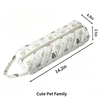 Quilted Multi-Purpose Storage Bag - Portable Cosmetic & Toiletry Organizer | Buy 1 Get 1 Free