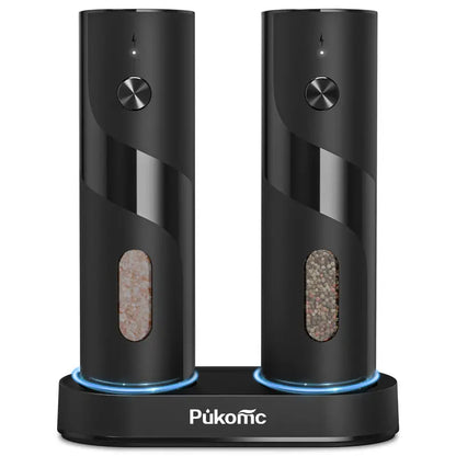 Black rechargeable grinder set
