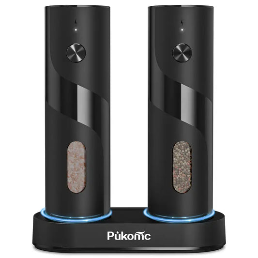 Black rechargeable grinder set