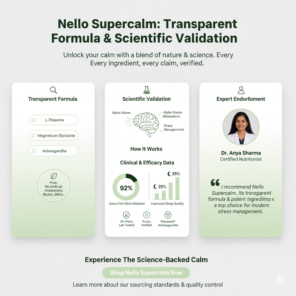 SuperCalm Stress Relief Drink Mix – Balance Cortisol & Sleep Better Naturally