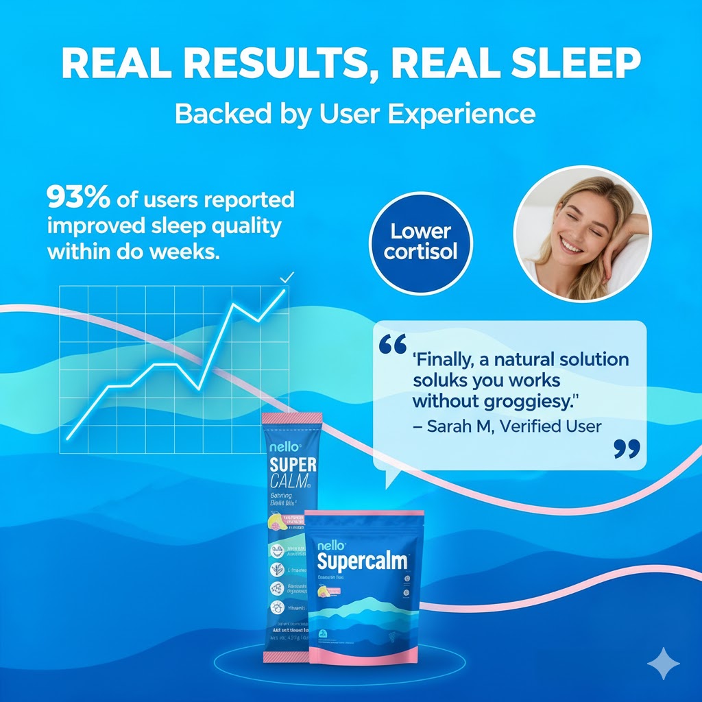 SuperCalm Stress Relief Drink Mix – Balance Cortisol & Sleep Better Naturally