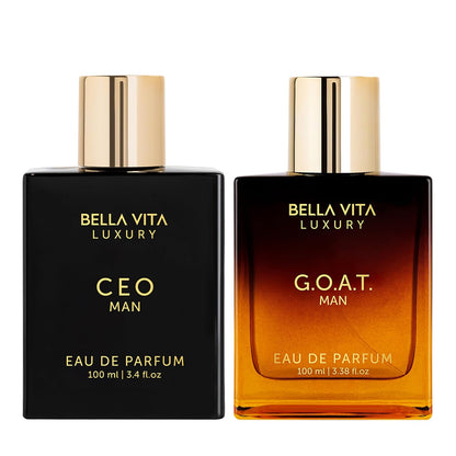 Executive Luxury Long-Lasting Men's Eau De Parfum Cologne Duo Spray Set