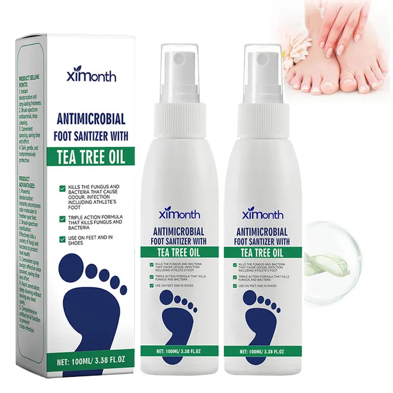 Natural Tea Tree Anti-Fungal Foot Odor Relief Spray | Buy 1 Get 1 Free