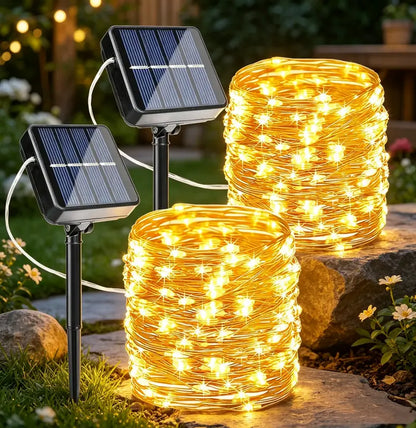 Flacchi 1-Pack Solar Outdoor String Lights | Buy 1 Get 1 Free