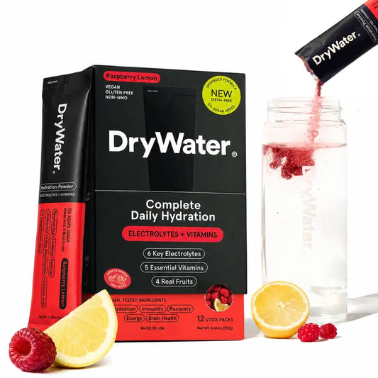 DryWater 12ct Daily Hydration Powder Packets | Buy 1 Get 1 Free