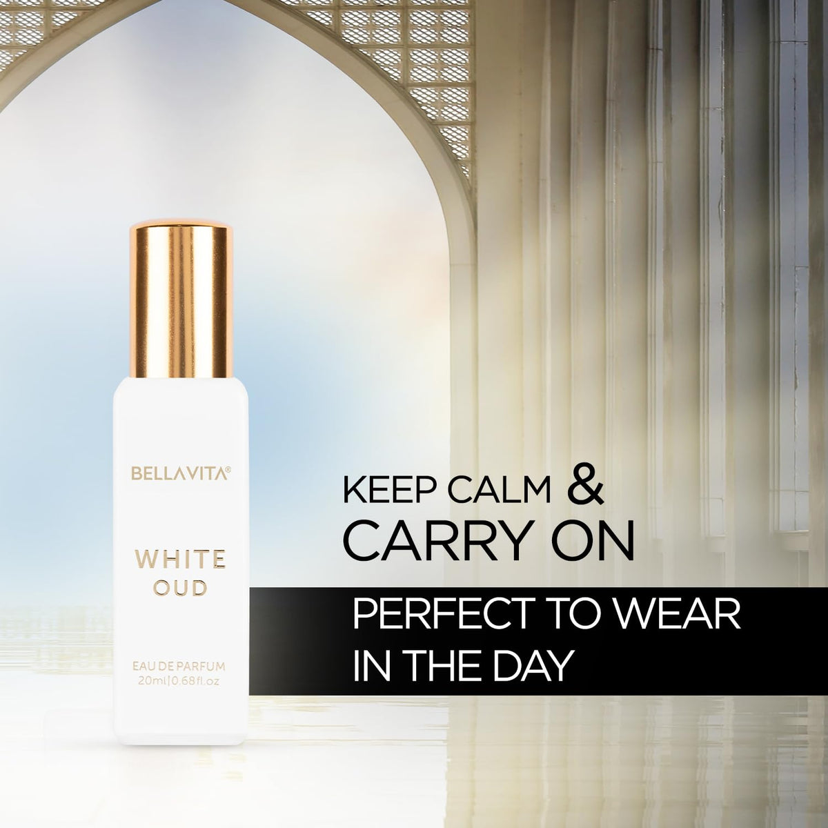 White Oud Eau De Parfum Long Lasting Pocket Unisex Cologne Spray