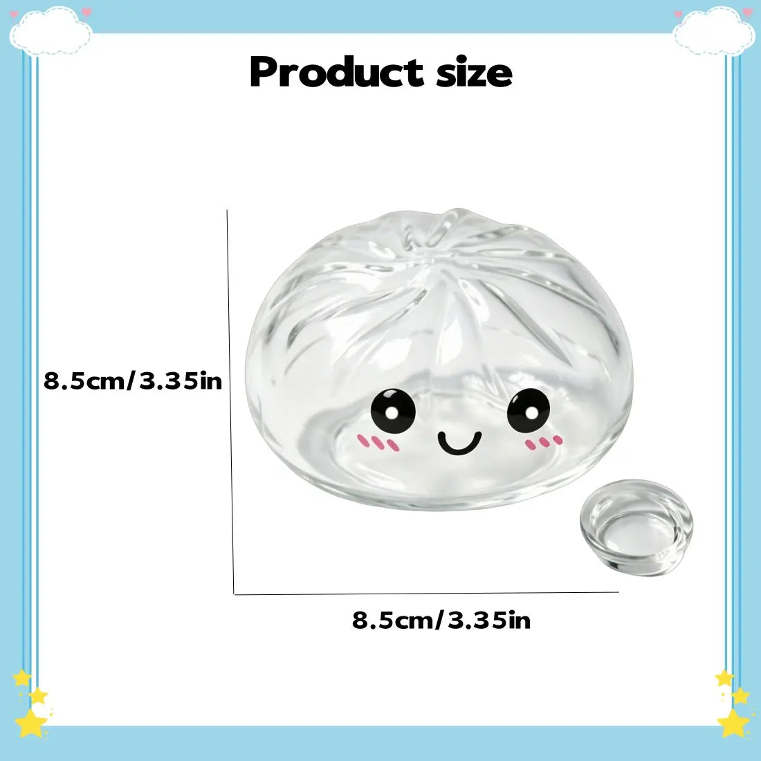 DIY Crystal Sand Steamed Bun Squeeze Toy Kit