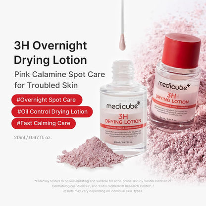 3H Fast Blemish Drying Lotion Targeted Overnight Spot Treatment For Troubled Skin | Buy 1 Get 1 Free
