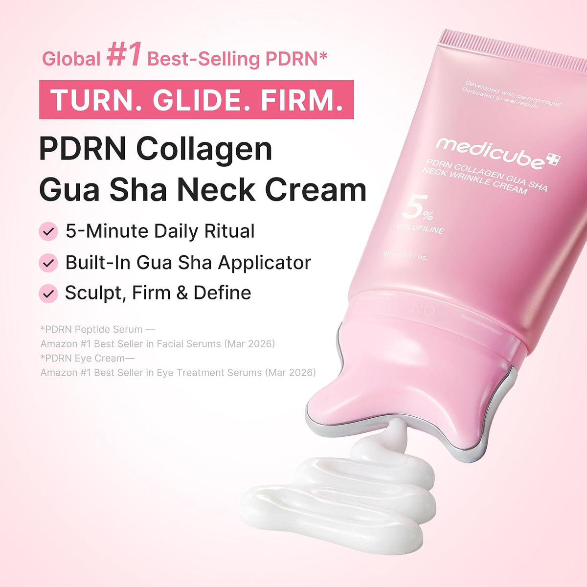 PDRN Collagen Gua Sha Neck Wrinkle Cream Firming & Lifting Treatment