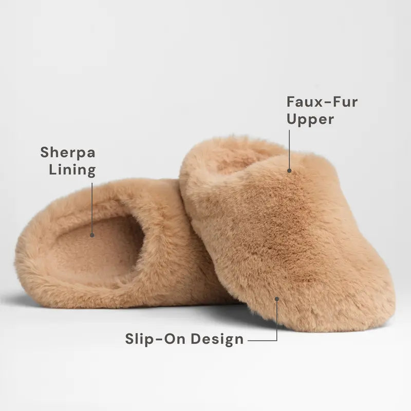 Comfrt | Dreamer Slipper | Faux-Fur Plush Slip-On